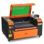 80W CO2 Laser Engraver, 51 x 71 cm(20 x 28 in), 500 mm/s(19.7 IPS) Laser Cutter Machine with 2-Way Pass Air Assist, Compatible w