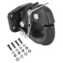 Pintle Hitch Trailer Hitches Receiver for 2.5"-3" Lunette Ring 30000 lbs