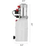 IC Hydraulic Pump 7L Enkeltvirkende plastikreservoir 12V DC