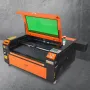 100W CO2 Lasergravering Gravering af udskæringsprint maskine