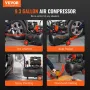 Luftkompressor 9,3 gallon 1800W 5,12 CFM ved 90PSI 70 dB Ultra
