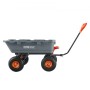 Poly Garden Dump Cart Heavy-duty Yard Carts and Wagons 800 lbs 10" Tires