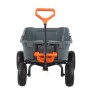 Poly Garden Dump Cart Heavy-duty Yard Carts and Wagons 800 lbs 10" Tires