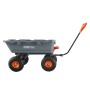 Poly Garden Dump Cart Heavy-duty Yard Carts and Wagons 800 lbs 10" Tires