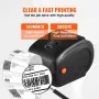 Termisk etiketprinter 4x6 300dpi USB/Bluetooth til Amazon Ebay