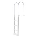 Thickened 4-Step Pool Ladder 2 Handrails Loads 300 lb for 48-54 In Pool