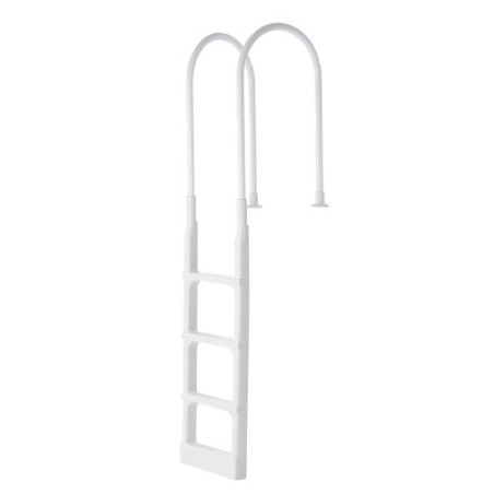 Thickened 4-Step Pool Ladder 2 Handrails Loads 300 lb for 48-54 In Pool