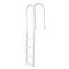 Thickened 4-Step Pool Ladder 2 Handrails Loads 300 lb for 48-54 In Pool