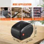 Thermal Label Printer, 300DPI for 4x6 Mailing Packages, Wireless Bluetooth & Automatic Label Recognition, Support Windows/MacOS/