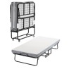 Rollaway Bed Folding Bed with 4 in Foam Mattress for Adults and Guest