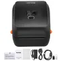 Thermal Label Printer, 300DPI for 4x6 Mailing Packages, Wireless Bluetooth & Automatic Label Recognition, Support Windows/MacOS/