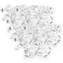 500 Sets 1 inch 25mm Pin Back Button Parts, DIY Round Button Badge Parts, Set Includes Metal Top, Plastic/Metal Button, Clear Fi