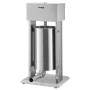 Electric Stuffer, 15L Large Capacity, 260W Vertical Sausage Stuffer with Speed Stepless, 304 Stainless Steel Sausage Machine wit