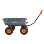 Poly Garden Dump Cart Heavy-duty Yard Carts and Wagons 6.48 cu.ft 1200 lbs