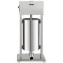 Electric Stuffer, 15L Large Capacity, 260W Vertical Sausage Stuffer with Speed Stepless, 304 Stainless Steel Sausage Machine wit
