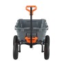 Poly Garden Dump Cart Heavy-duty Yard Carts and Wagons 6.48 cu.ft 1200 lbs