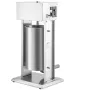 Electric Stuffer, 15L Large Capacity, 260W Vertical Sausage Stuffer with Speed Stepless, 304 Stainless Steel Sausage Machine wit