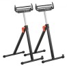 2-Pack Rollers Stand Max Load 250 lb Adjustable 27-43 in for Woodworking