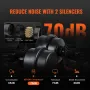 Air Compressor 23.8 L 1450W 3.35 CFM@ 90PSI 70 dB Ultra Quiet Oil Free