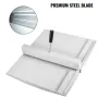 18" Manual Scoring Paper Creasing Machine 460mm Paper Folding Machine Heavy Duty Metal Paper Card Scorer Creaser with 2 blocks