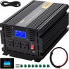 Power Inverter Modified Sine Wave Inverter 2000W DC 12V to AC 120V w/LCD