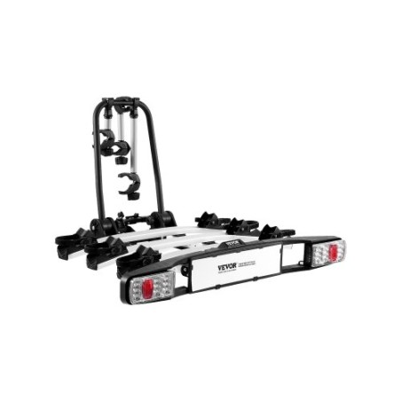 Cykelstativ til 3 cykler, der er låsbar hitch -cykelbærer, passer til 5 cm modtagere