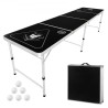 2.4 m Folding Beer Pong Tailgate Table Party Drinking Game Carrying Handle