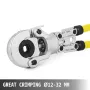 Kobberrørspresser VVS-presseværktøj V 12-28mm, pressetang