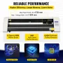 Vinyl Cutter 28 Inch Vinyl Cutter Machine 720mm Paper Feed Vinyl Plotter Cutter Machine with Sturdy Floor Stand for Cutting Pape