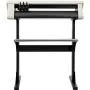 Vinyl Cutter 28 Inch Vinyl Cutter Machine 720mm Paper Feed Vinyl Plotter Cutter Machine with Sturdy Floor Stand for Cutting Pape