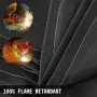 VEVOR Welding Blanket 1.8x3.05 m Fiberglass Blanket Heavy-Duty Fire Retardant Blanket For Easy Hanging and Protection from Spark
