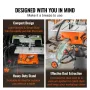 25.4 cm Table Saw w/ Stand Electric Cutting Machine 4800RPM 63.5 cm Rip Capacity