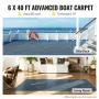 Indoor Outdoor Rug Carpet 5.9x39.3' Outdoor Rug with Waterproof Back Outdoor Rug for Patio Porch Deck Garage Outdoor Area Rug Ru
