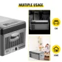 Portable Car Freezer, 15L Portable Refrigerator Freezer, Dual Storage Zone Camping Freezer, -4℉~50℉ 12 Volt Fridge Freezer, Car 