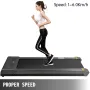 VEVOR Under Desk Treadmills Working Treadmills For Running, Led Treadmill For Home Running Machine With Remote Control, 1-6.0km/