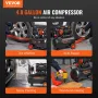 Luftkompressor 4,8 gallon 900W 2,2 CFM ved 90PSI 70 dB Ultra
