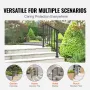 VEVOR Iron X Handrail Picket 2 Railing Rail Fits 2 Steps