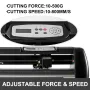34" Vinyl Cutter Machine Basic Vinyl Plotter Cutter med Stand