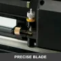 34" Vinyl Cutter Machine Basic Vinyl Plotter Cutter with Stand Plotter Adjustable Force Speed Sign Making
