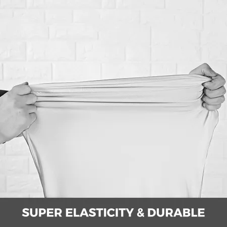 Stretch Spandex Folding Chair Covers, Universal Fitted Arched Front Cover, Removable Washable Protective Slipcovers, for Wedding