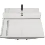 18" Manual Scoring Paper Creasing Machine 460mm Paper Folding Machine Heavy Duty Metal Paper Card Scorer Creaser with 2 blocks