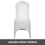 Stretch Spandex Folding Chair Covers, Universal Fitted Arched Front Cover, Removable Washable Protective Slipcovers, for Wedding