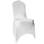 Stretch Spandex Folding Chair Covers, Universal Fitted Arched Front Cover, Removable Washable Protective Slipcovers, for Wedding