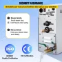 6KW Sauna Bath Steamer with LED Digital Display Steam Bath Generator 6KW Steam Room Generator for Home SPA Steam Generator with 