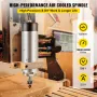 højhastigheds 0,8KW luftkølet spindelmotor gravering Fræsning &