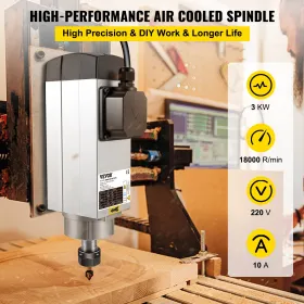 3.0KW 220V Air Cooled Spindle Motor CNC Air Cooling Spindle Motor for CNC Engraving Milling Machine