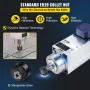 VEVOR 3.0KW 220V Air Cooled Spindle Motor CNC Air Cooling Spindle Motor for CNC Engraving Milling Machine