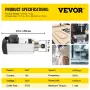 VEVOR 3.0KW 220V luftkølet spindelmotor CNC luftkølende spindelmotor til CNC graveringsfræsemaskine