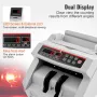 Banknotes Counter With LED Display, Professional Note Counter With Counterfeit Detector, UV/MG, 1000 Bills/Minute, Counts Only N