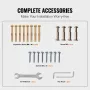 Handrails for Outdoor Steps, Fit 1 or 3 Steps Outdoor Stair Railing, Black Wrought Iron Handrail, Flexible Front Porch Hand Rail